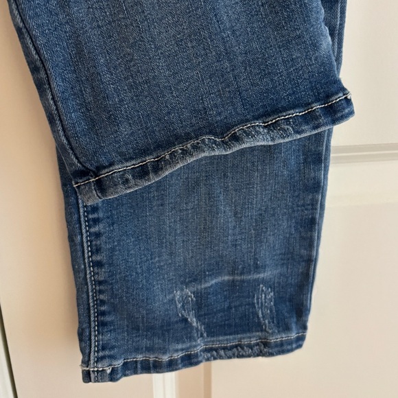 Inc Denim Straight Leg Curvy Fit Low Rise Jeans, Women's Size 4, Stretch Denim - Picture 3 of 11